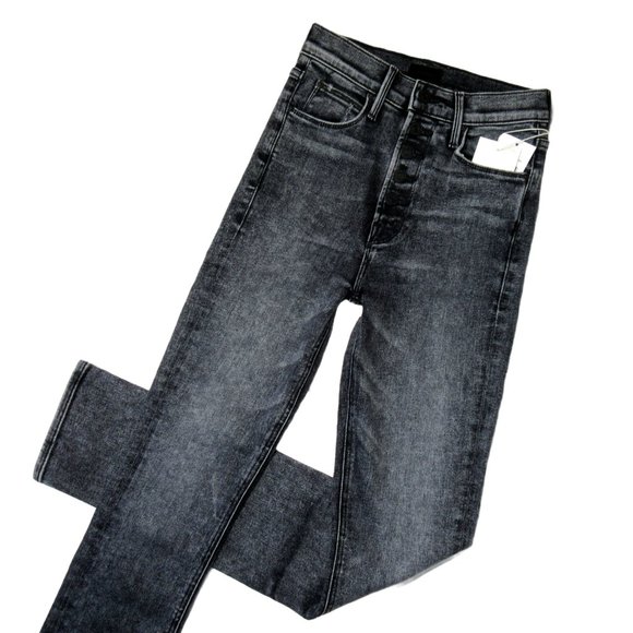 MOTHER Women's Black Jeans - Picture 2 of 7